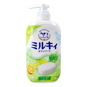 MILKY BODY SOAP CITRUS SOAP PUMP 550ML