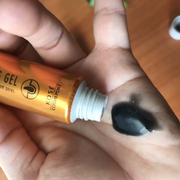 Kose Softymo Hot Pore Cleansing Black Gel 25g-1