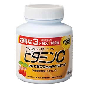 Most chewable vitamin C (about 180 capsules) / MOST